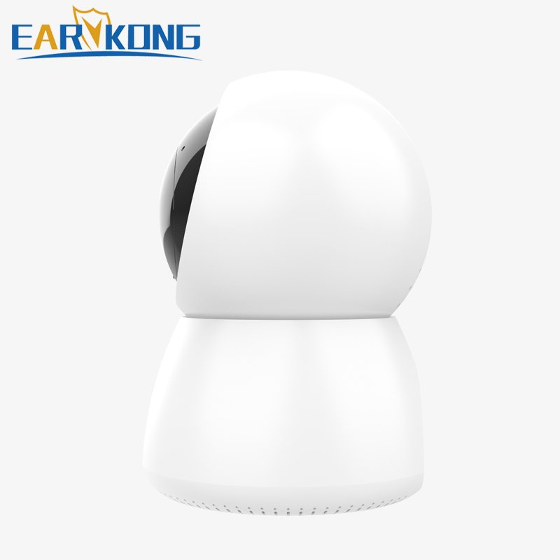 Tuya APP Smart White Color Hd Wifi Small Night Vision Camera 2.4G Wireless Cctv Camera Indoor WiFi Security Camera Smart