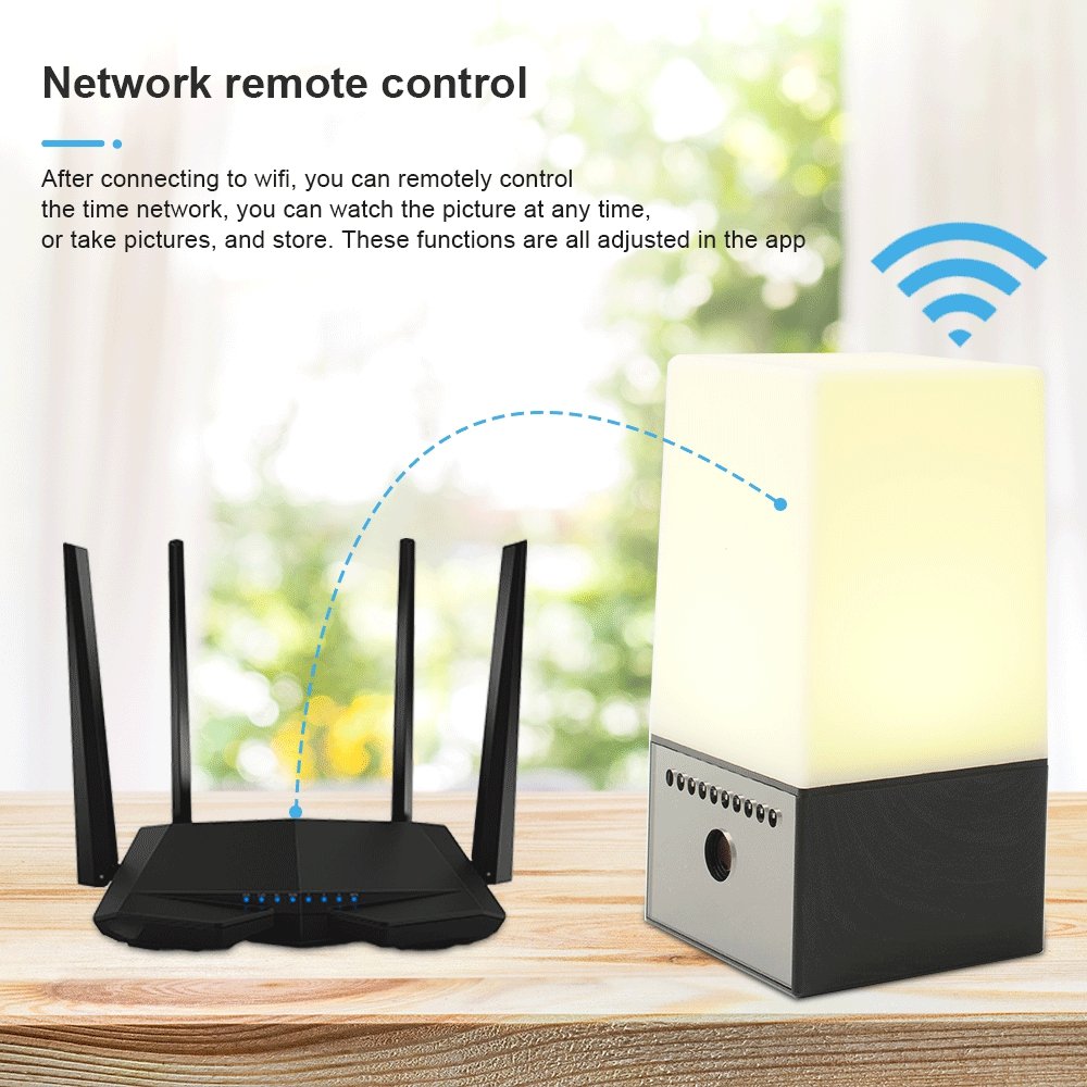 New arrival HD1080P motion detection two-way intercom lamp light live video streaming home baby camera