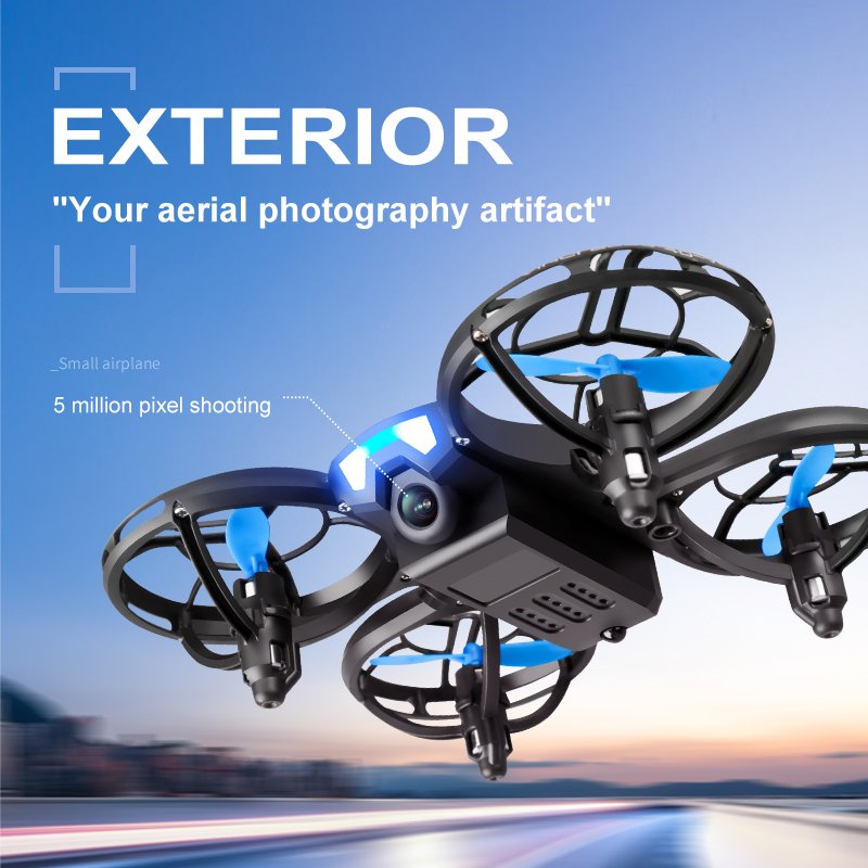 New V8 Mini Drone 4K 1080P HD Camera WiFi Fpv Air Pressure Height Maintain Foldable Quadcopter RC Dron Toy Gift