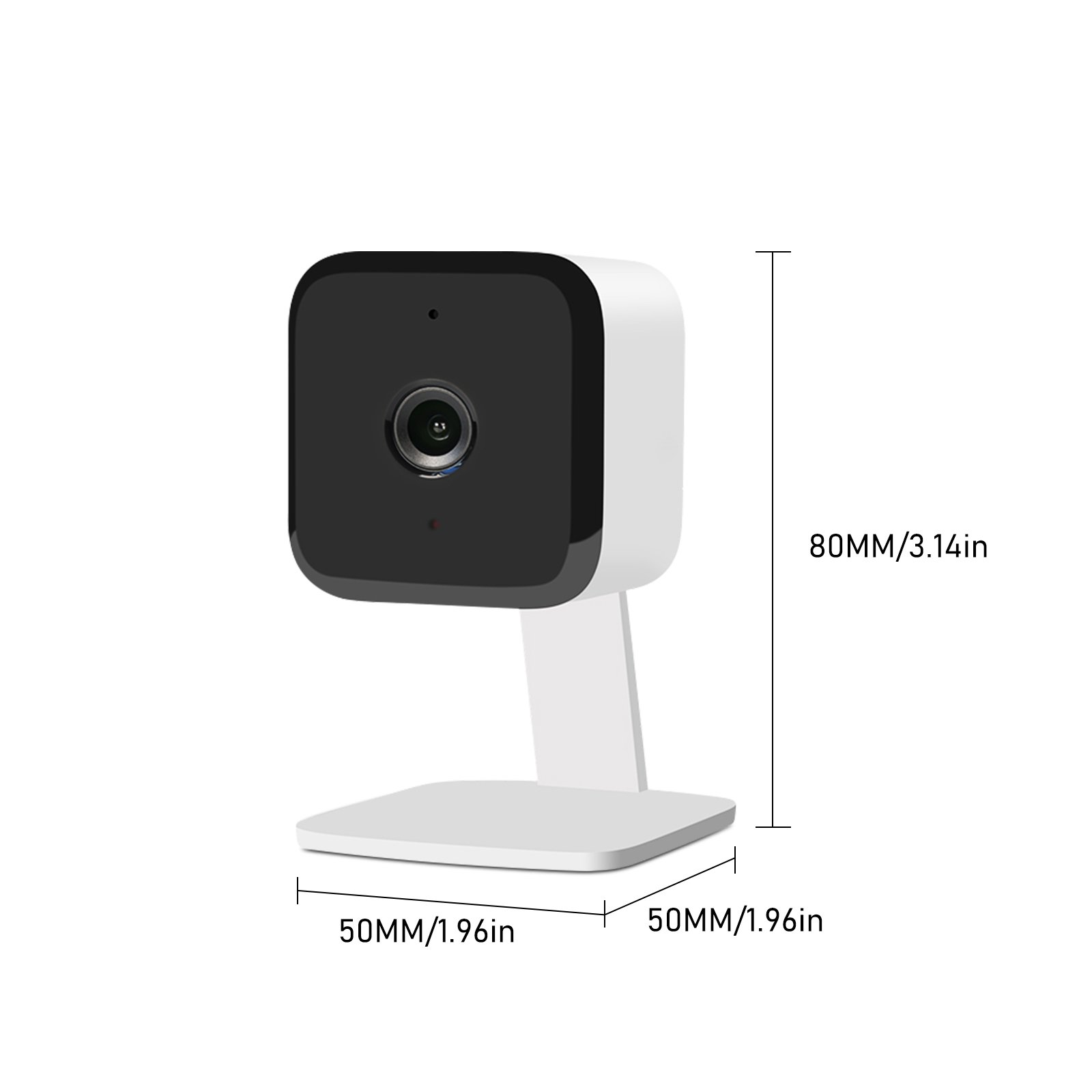 JideTech hot selling 3MP wifi wireless FHD mini camera IP camera two way audio humanoid detection for indoor