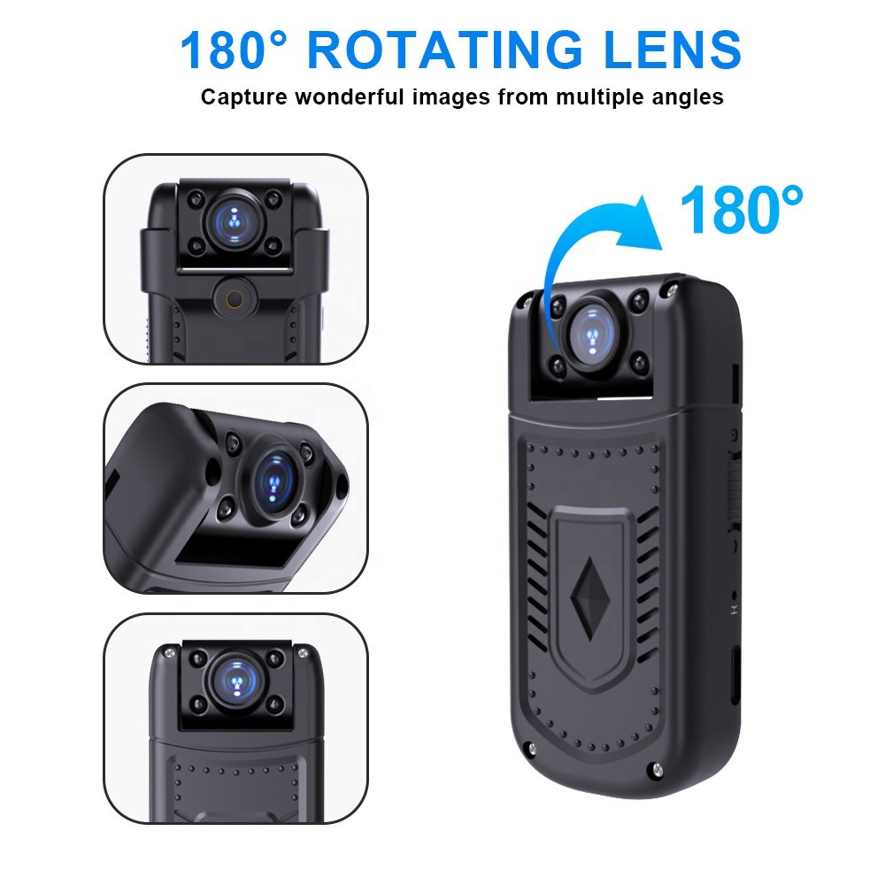 New Mini 1080p HD Resolution Indoor Wifi Camera with Night Vision for Home Security CMOS Sensor SD Card Data Storage USB Network