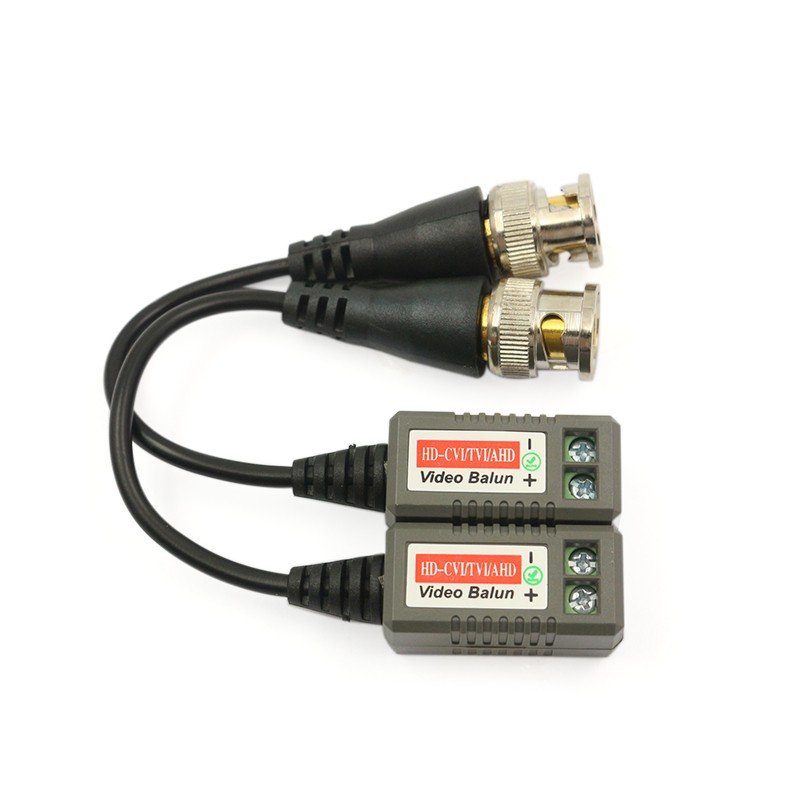 GK-202P Single Channel Passive HD Analog Video Balun 5MP UTP To BNC Video Converter For CCTV Camera