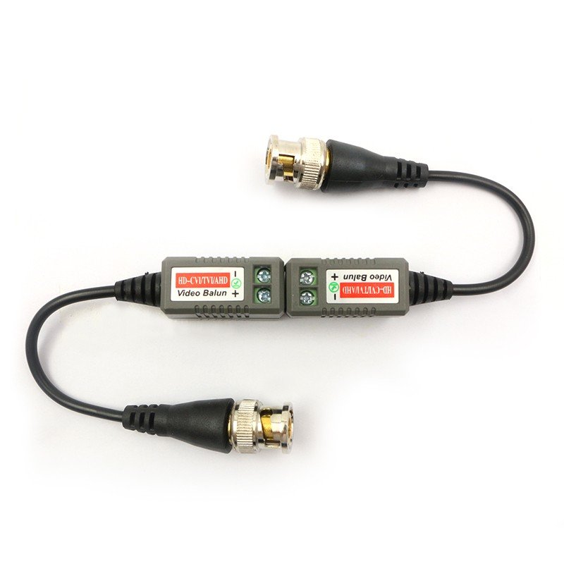GK-202P Single Channel Passive HD Analog Video Balun 5MP UTP To BNC Video Converter For CCTV Camera