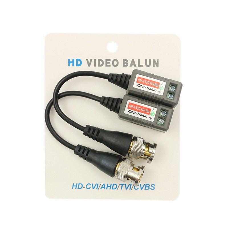 GK-202P Single Channel Passive HD Analog Video Balun 5MP UTP To BNC Video Converter For CCTV Camera