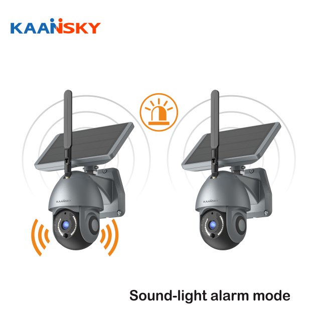 Solar Panel Network Camera Outside Wireless PTZ Camera CCTV WIFI IP Surveillance Camera Home Security Cam