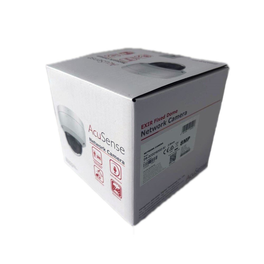 HIK 8 MP AcuSense Vandal Fixed Dome Network Camera DS-2CD2183G2-IU