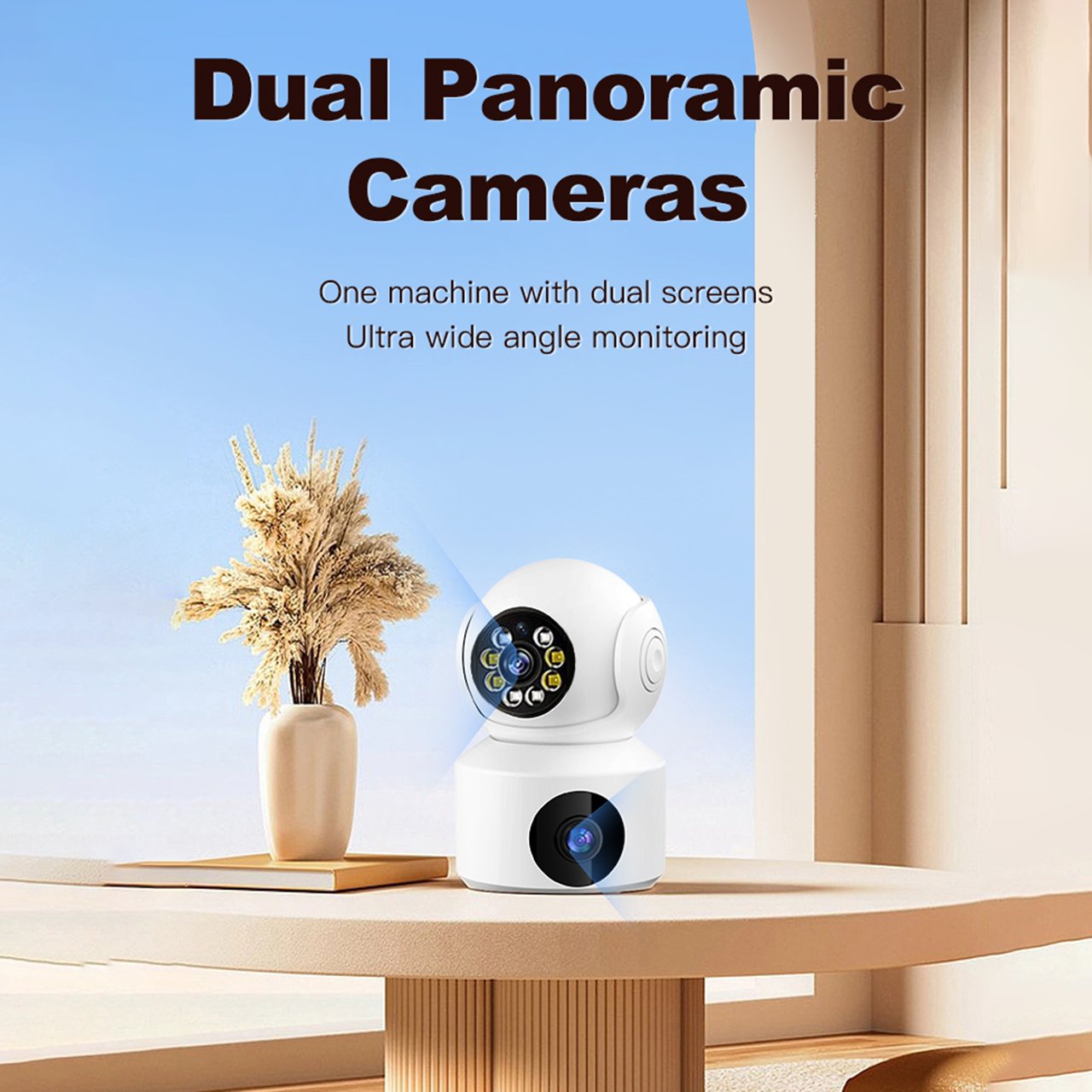 A11 Newest 1080P WIFI IP Network Camera PTZ camera 2MP Outdoor Security CCTV Dual Lens PTZ Camera for Home