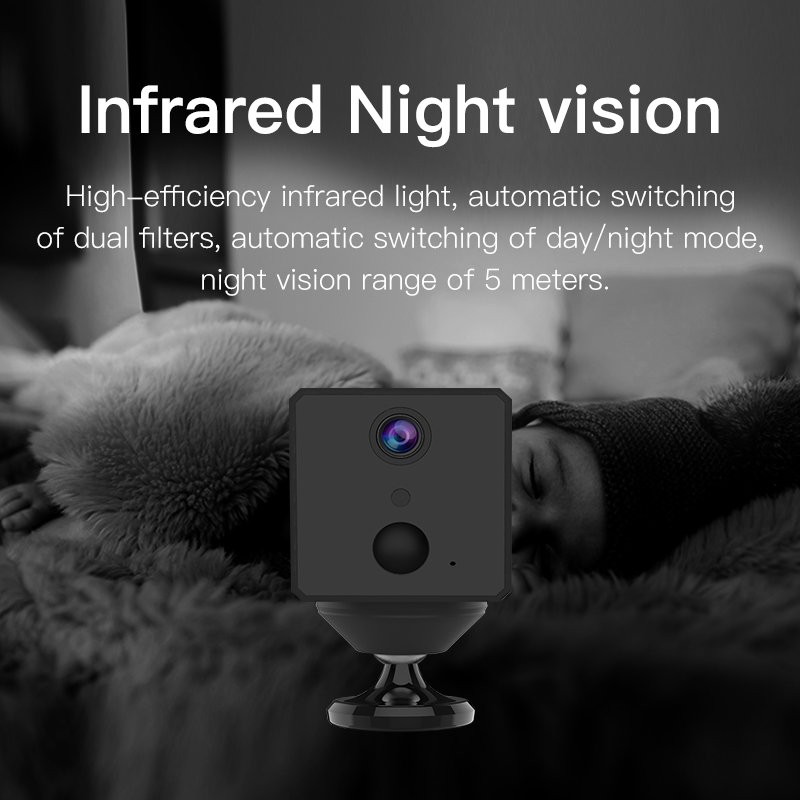 4G CB75 Mini Wireless Battery PIR Camera Security Invisible IR Light Infrared Camera 1080p with Inside 2600mah Network Ip Cam