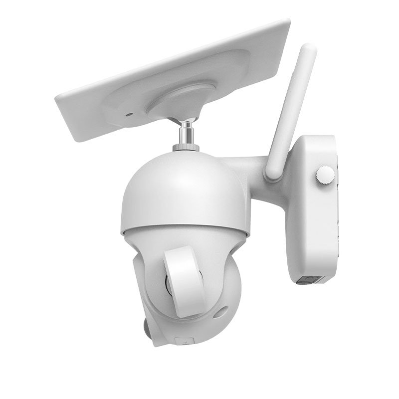 Hot Market Build in Large Capacity Lithium Battery 360 Rotation Wireless Ip Ptz Camera Solar Powered Cctv Camera System Outdoor