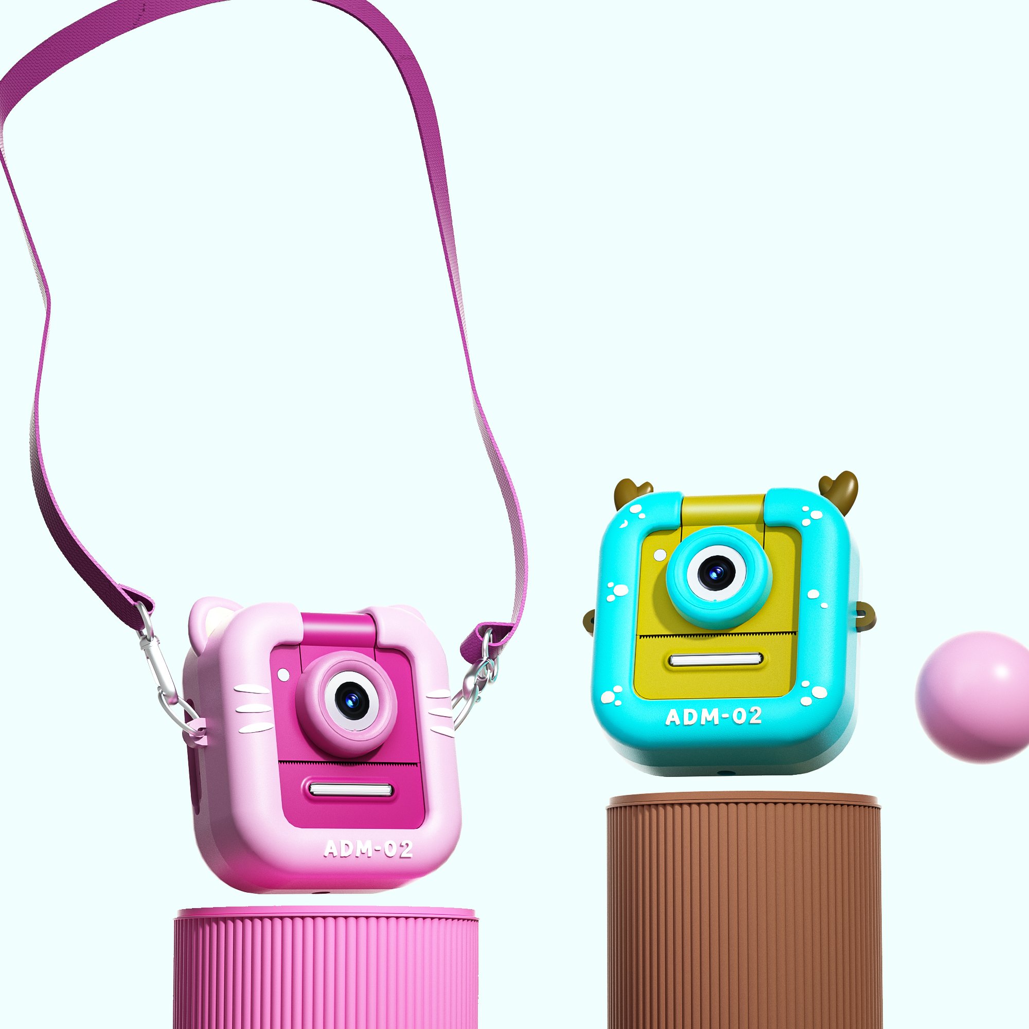 ROHS Kids Mini Camera Instant Print Camera Factory Price New Kids Gift