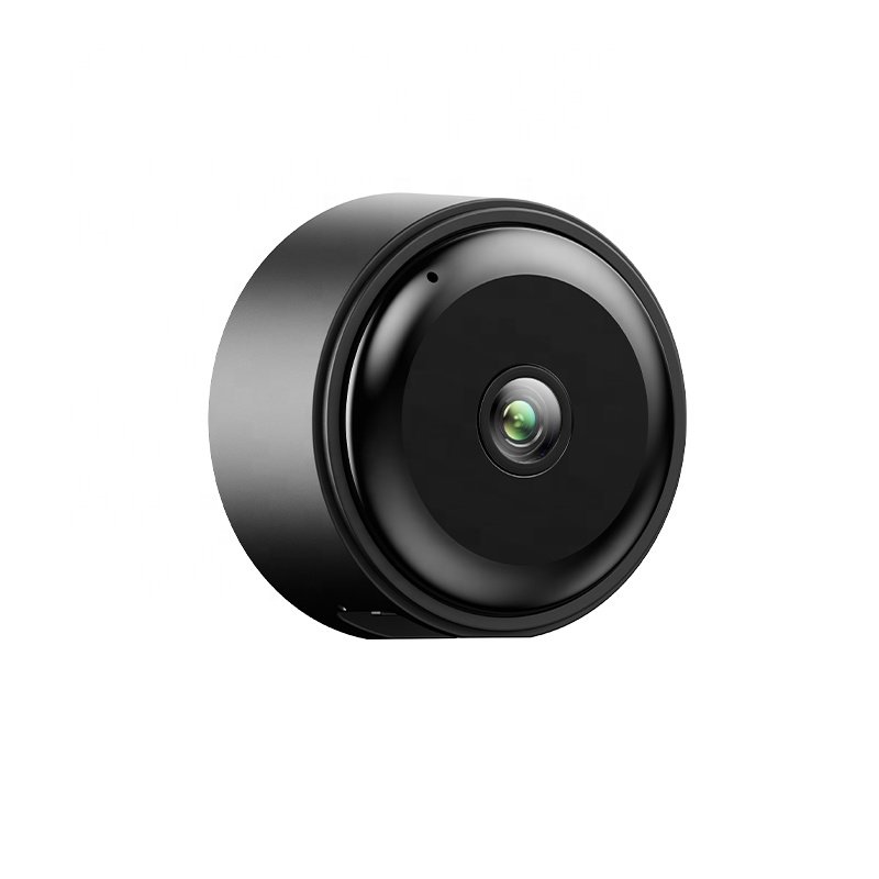 QZT Mini Wireless Wifi HD Nanny Camera 1080p Resolution Indoor/Outdoor Wide Angle Night Vision SD Card Storage Customizable OEM