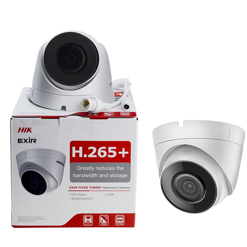 Original HIK 4mp 8mp 4K Built-in mic IP67 Motion detection Fixed Turret Network Camera DS-2CD1343G0-IUF DS-2CD1383G0-I