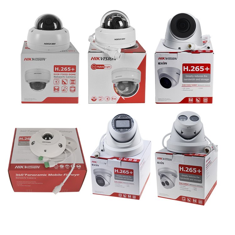 Original HIK 4mp 8mp 4K Built-in mic IP67 Motion detection Fixed Turret Network Camera DS-2CD1343G0-IUF DS-2CD1383G0-I