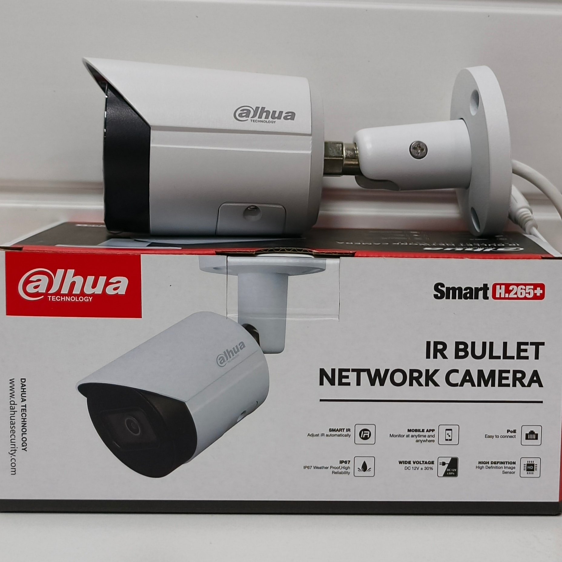 Dahua 4MP WDR IR Intelligent Detection Poe Fixed Focal Bullet Outdoor Ip Security Camera IPC-HFW2431S-S-S2 2.8mm