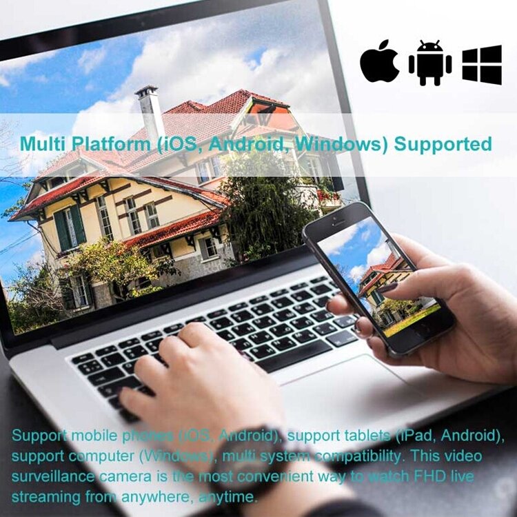 HD Night Vision Network Camera for Security 4MP Optical POE Zoom Outdoor CCTV Security Full color night vision P2P