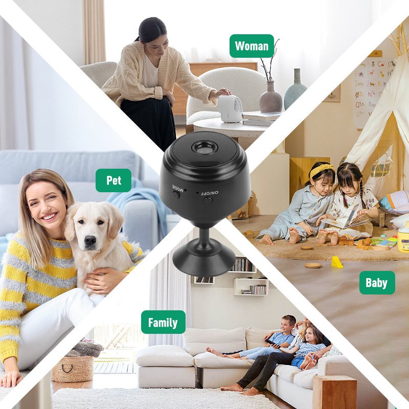 IHUAlite A9 Wireless Motion Sensor Detection 1080P Security Mini Cameras