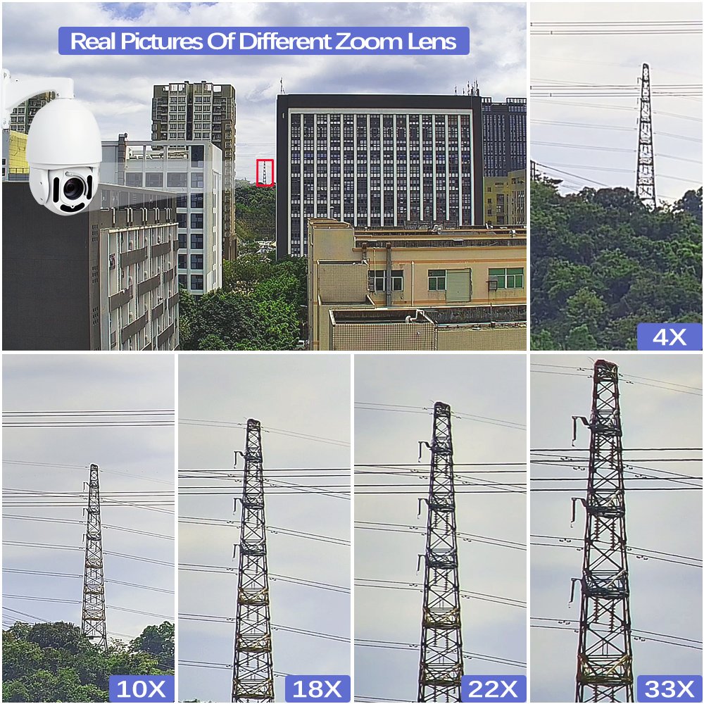 5.0MP 18X Anti-rust Long Range PTZ CCTV Camera Surveillance Camera Wholesale Outdoor Surveillance Cameras