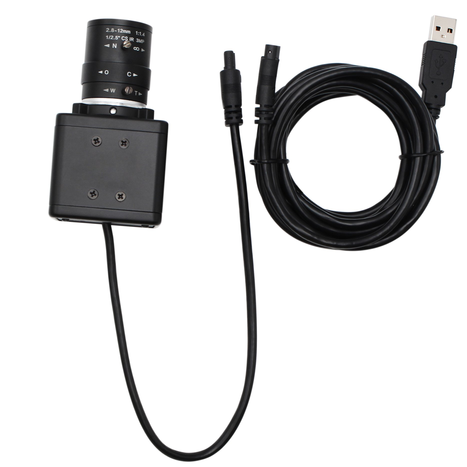 ELP High Frame 90fps 1920*1080 Global Shutter Webcam CMOS AR0234 CCTV Security Machine Vision USB Camera For Video Surveillance