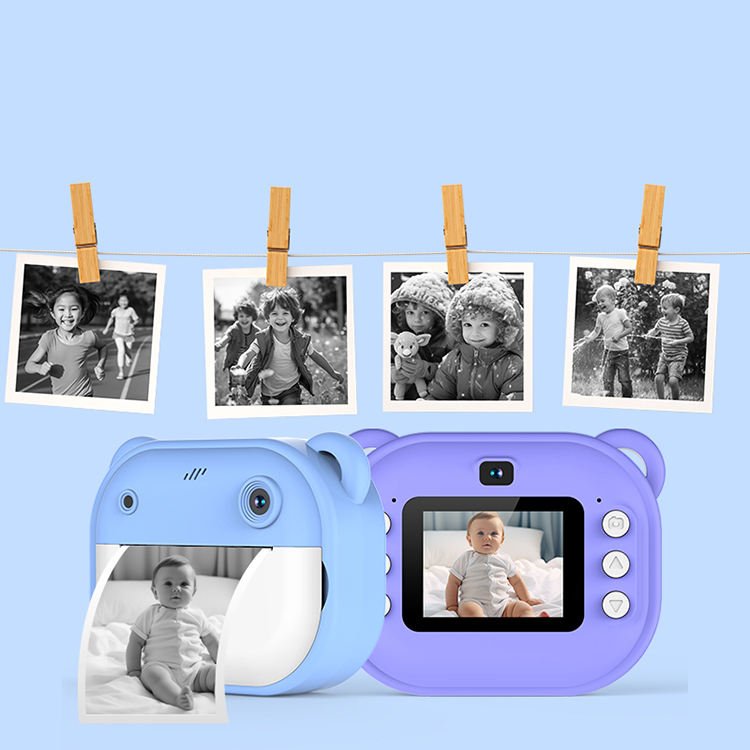 Children Toys Y600 Digital Cameras Dual Lens Photograph Video Recording Mini Photo Printer Thermal Instant Print Camera for Kids