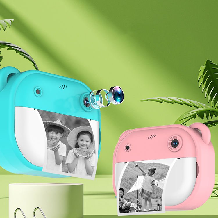 Children Toys Y600 Digital Cameras Dual Lens Photograph Video Recording Mini Photo Printer Thermal Instant Print Camera for Kids
