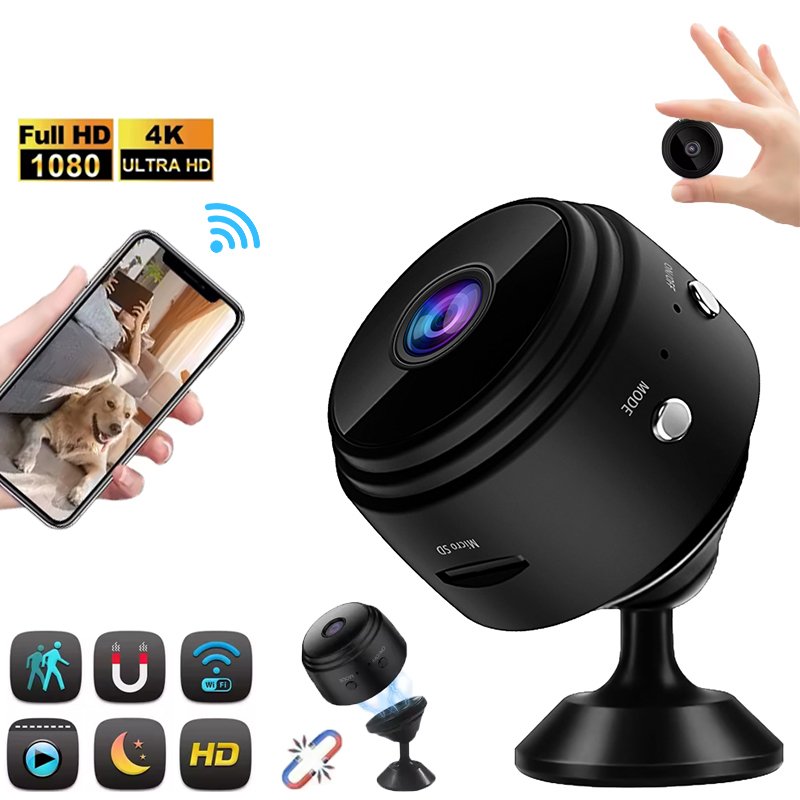 Rscamtom A9 Mini WiFi Camera HD 150MAh Remote Wireless Voice Recorder Video Camcorder Home Security Surveillance Cameras