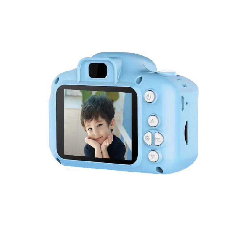 Mini Camera Kids Toys Cartoon 2 Inch HD Screen Digital Cameras Video Recorder Camcorder Language Switching Timed Shooting Camera