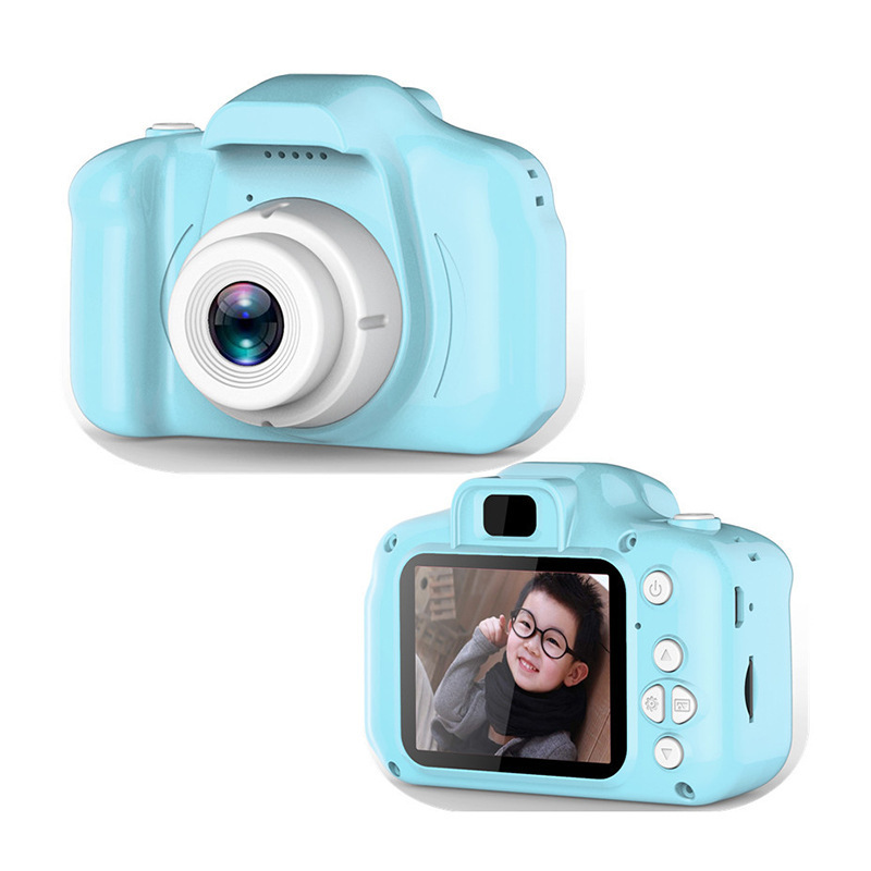 Mini Camera Kids Toys Cartoon 2 Inch HD Screen Digital Cameras Video Recorder Camcorder Language Switching Timed Shooting Camera