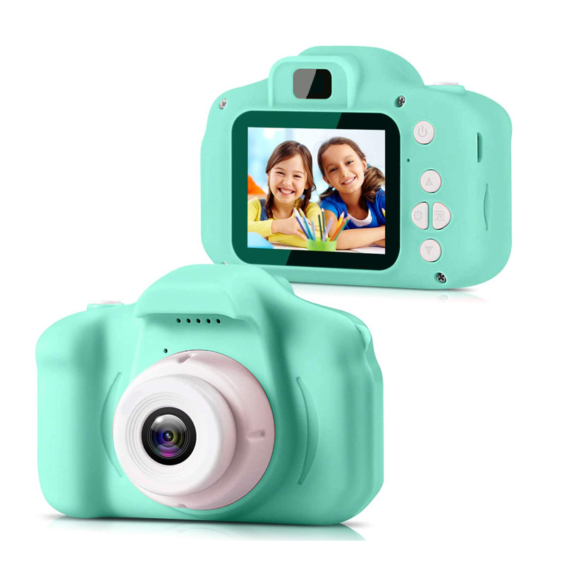Mini Camera Kids Toys Cartoon 2 Inch HD Screen Digital Cameras Video Recorder Camcorder Language Switching Timed Shooting Camera