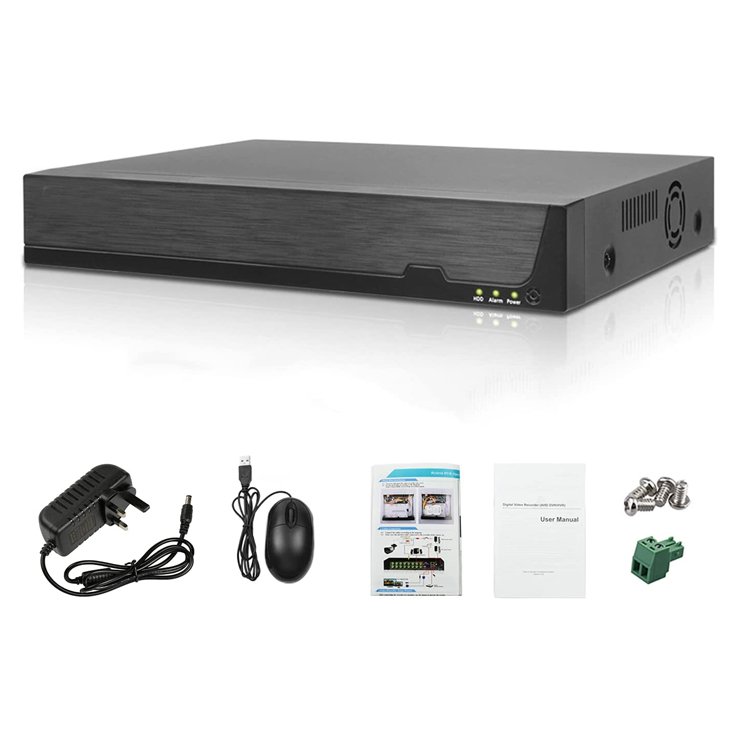 Good Selling 32ch Home CCTV System H.265+ DVR Security Camera System Adoptive 5-in-1 DVR Security System