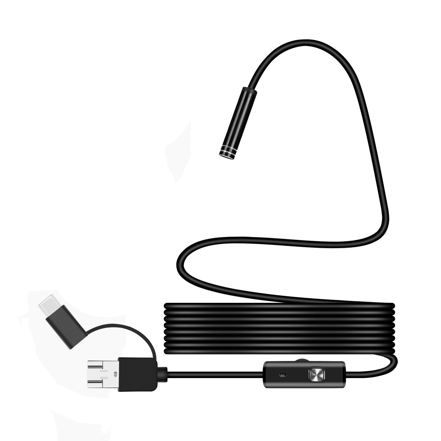 3 In 1 Micro USB Type C HD Pipe Mini Camera 8mm 720P Inspection Device Phone Camera Endoscope Android
