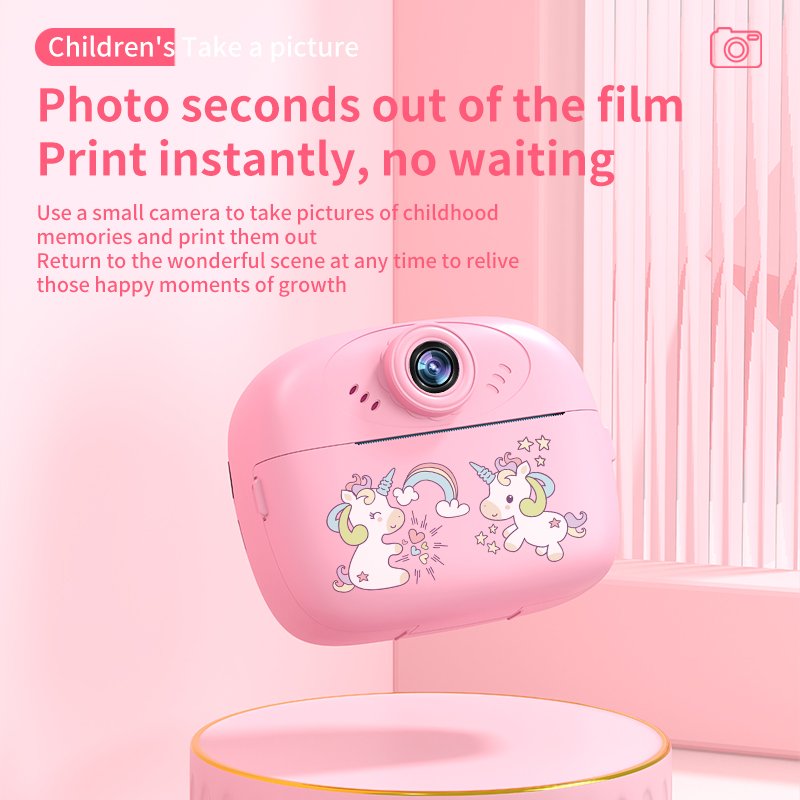 mini camera for Children dual lens HD 2.4inch screen games DV video record digital cameras fashion kids print camera