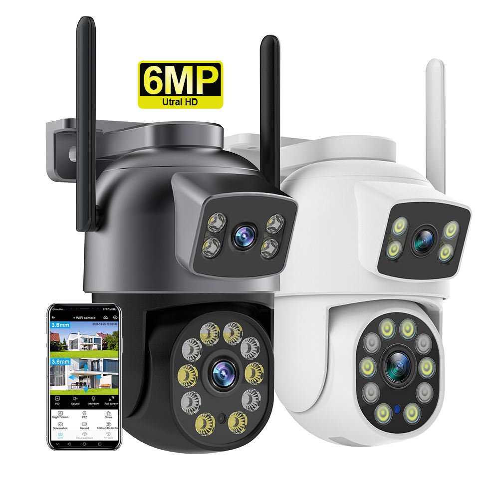 hot selling ICSEE in Stock 6MP Bullet Dome Turret ptz IP Camera Analog CCTV WIFI Camera Compatible outdoor