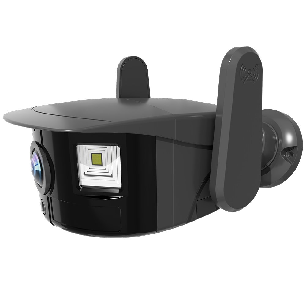 AI-Powered Indoor Dome Security Camera with Wide-Angle Fisheye Lens IP67 Waterproof Night Vision CMOS Sensor