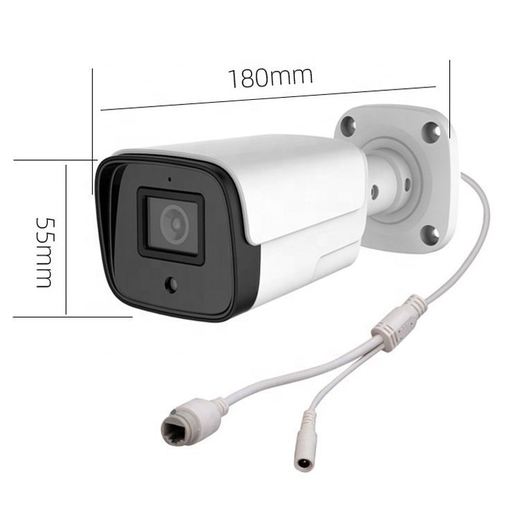 5MP HD H.265 Metal Housing Outdoor Security CCTV Surveillance Bullet PoE Power Supply IP Network Camera IPC