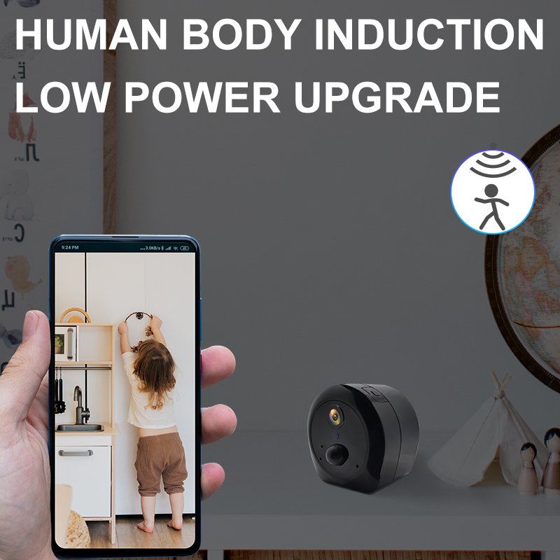 TUYA SMART HD 2MP 2.4GHz WIFI 3.6MM Megapixel Lens IR&Colorful Night Vision Magnetic Wi-Fi IP Lower Powered Battery MINI Camera