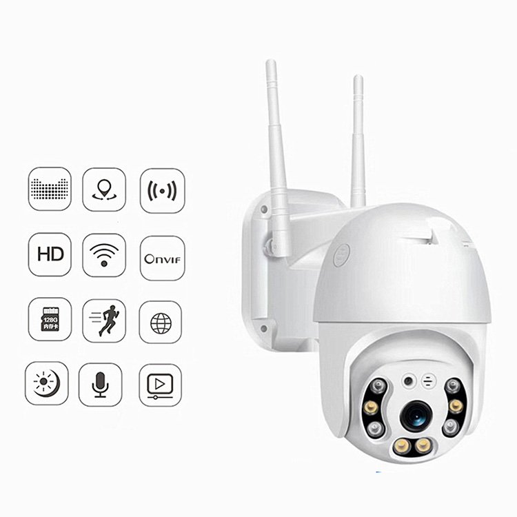Network Cameras 2MP 1080P 360 Pan-Tilt Night Vision Wifi Camera Surveillance Cctv HD Icsee Camera