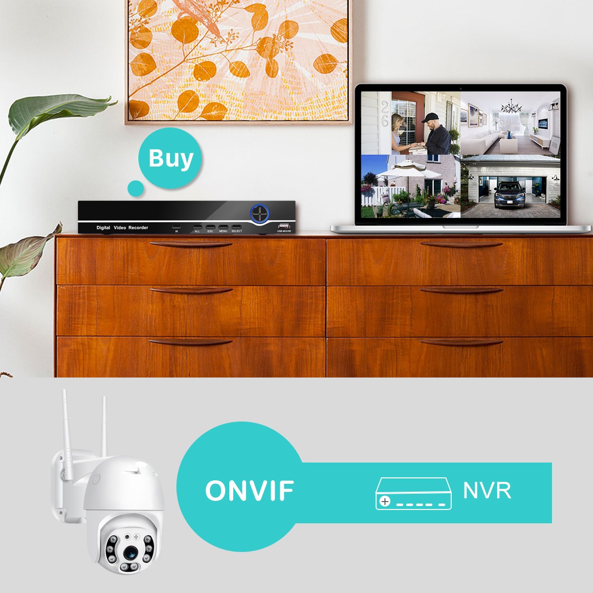 Network Cameras 2MP 1080P 360 Pan-Tilt Night Vision Wifi Camera Surveillance Cctv HD Icsee Camera