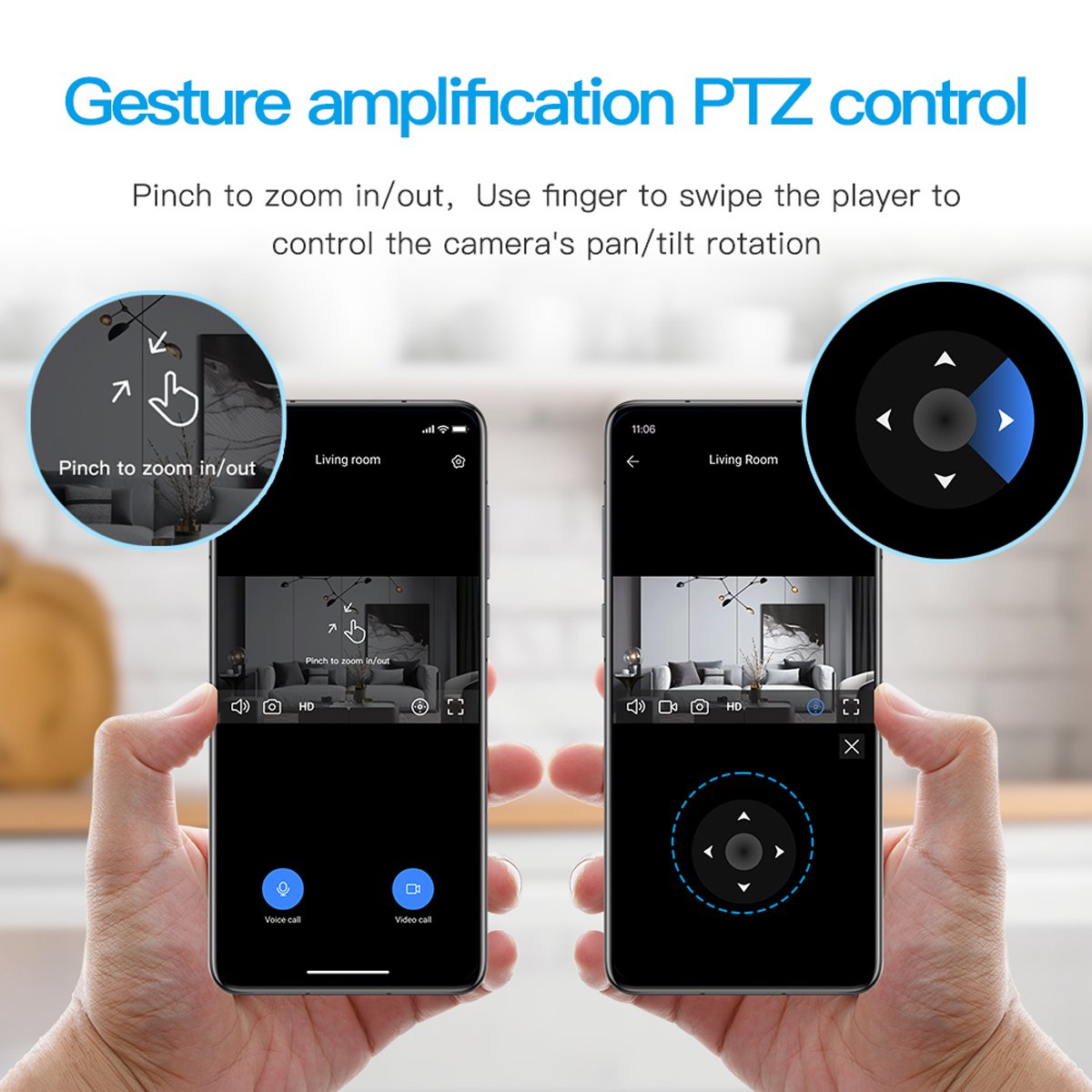 C31 Factory Price Two Way Video Call Wifi Camera With Screen AI Auto Tracking Monitor Indoor Security Wireless PTZ Camera