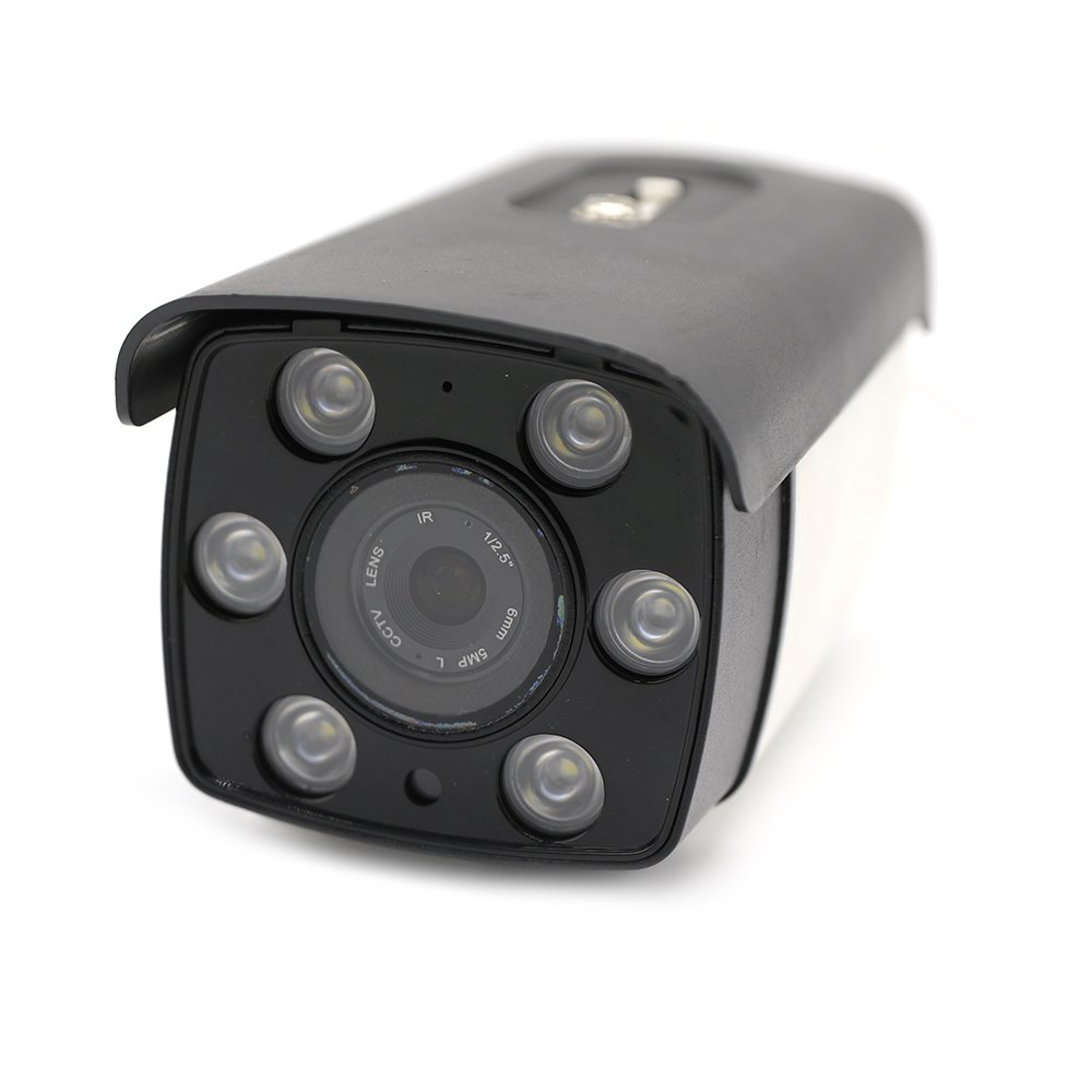 big size housing CCTV IP Camera CS-mount metal LENS Dual Light 5MP AI Human Motion Detection Network camera