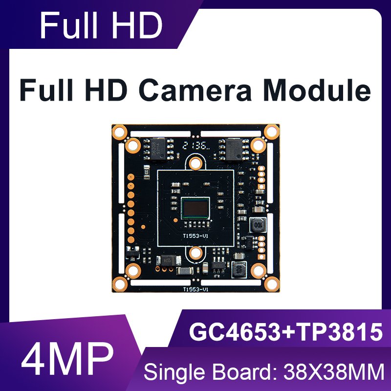 GC4653+TP3815 4mp Analog HD PCB board T1553-V1 1/3" CMOS CCTV Security Camera Module Factory Direct Supply