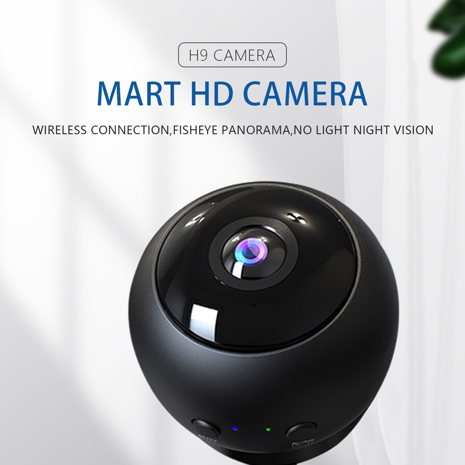 2MP 170 wide angle Remote fisheye Wifi Camera 8 zoom 1920*1080P night vision motion detection Network video surveillance IP cam