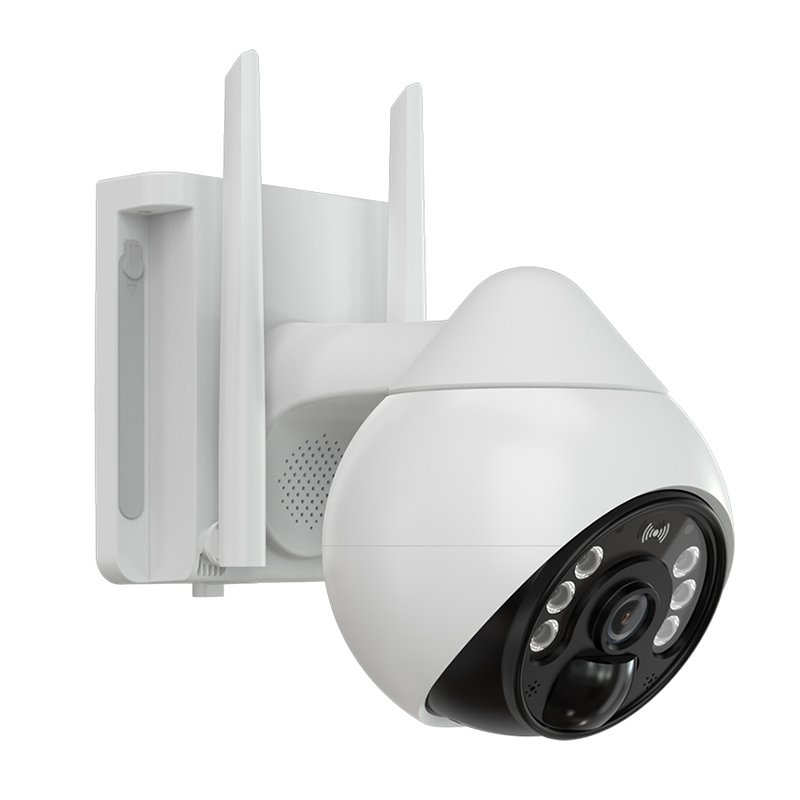 Remote Monitoring US 4G Wireless Battery Powered Security Camera with Full-color Night Vision IP66 Waterproof for Farm Security