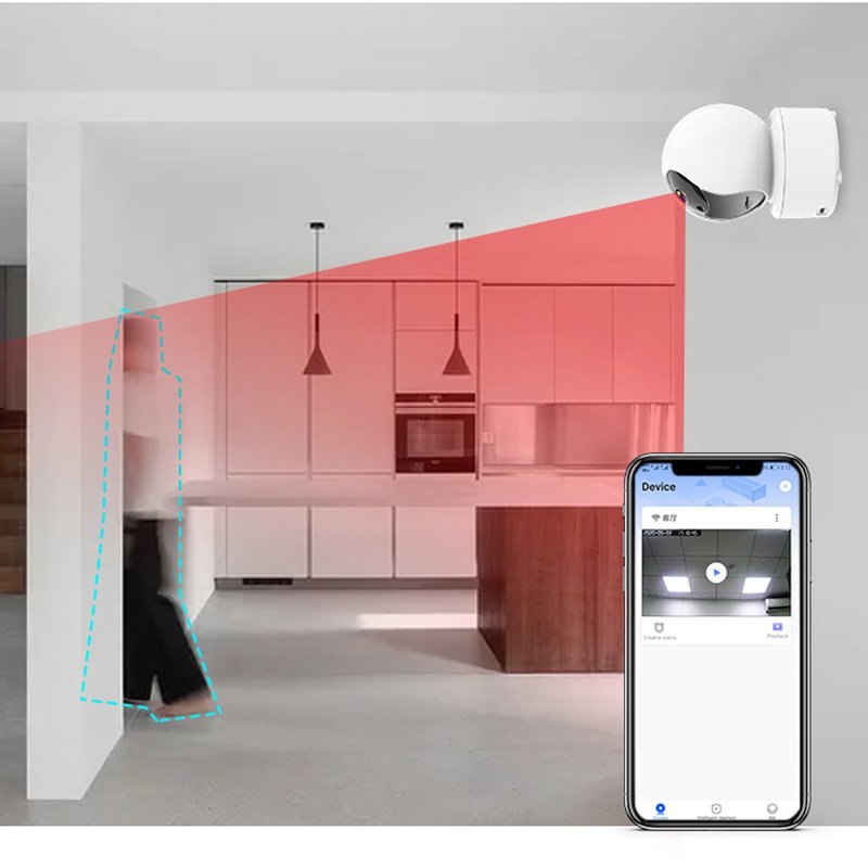 popular 2MP 1080P HD tuyasmart smartlife Tuya indoor ptz security night vision wireless cctv ip camera mini camera wifi