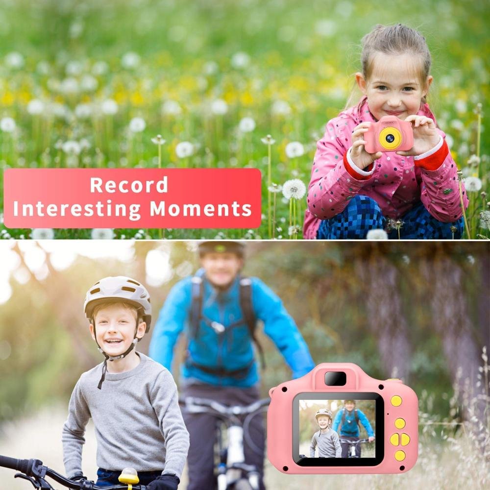 Kids Camera Children Digital Video Camera for Boy Girl Birthday Christmas Toy Gift 5MP HD 2" IPS Screen Mini Camera