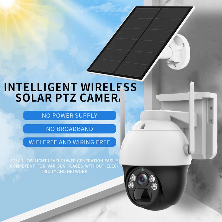 IP-PRO 10ch 3.0Megapixel NVR IP Wifi Dome CCTV Network Ipsy Solar Battery Surveillance Camera
