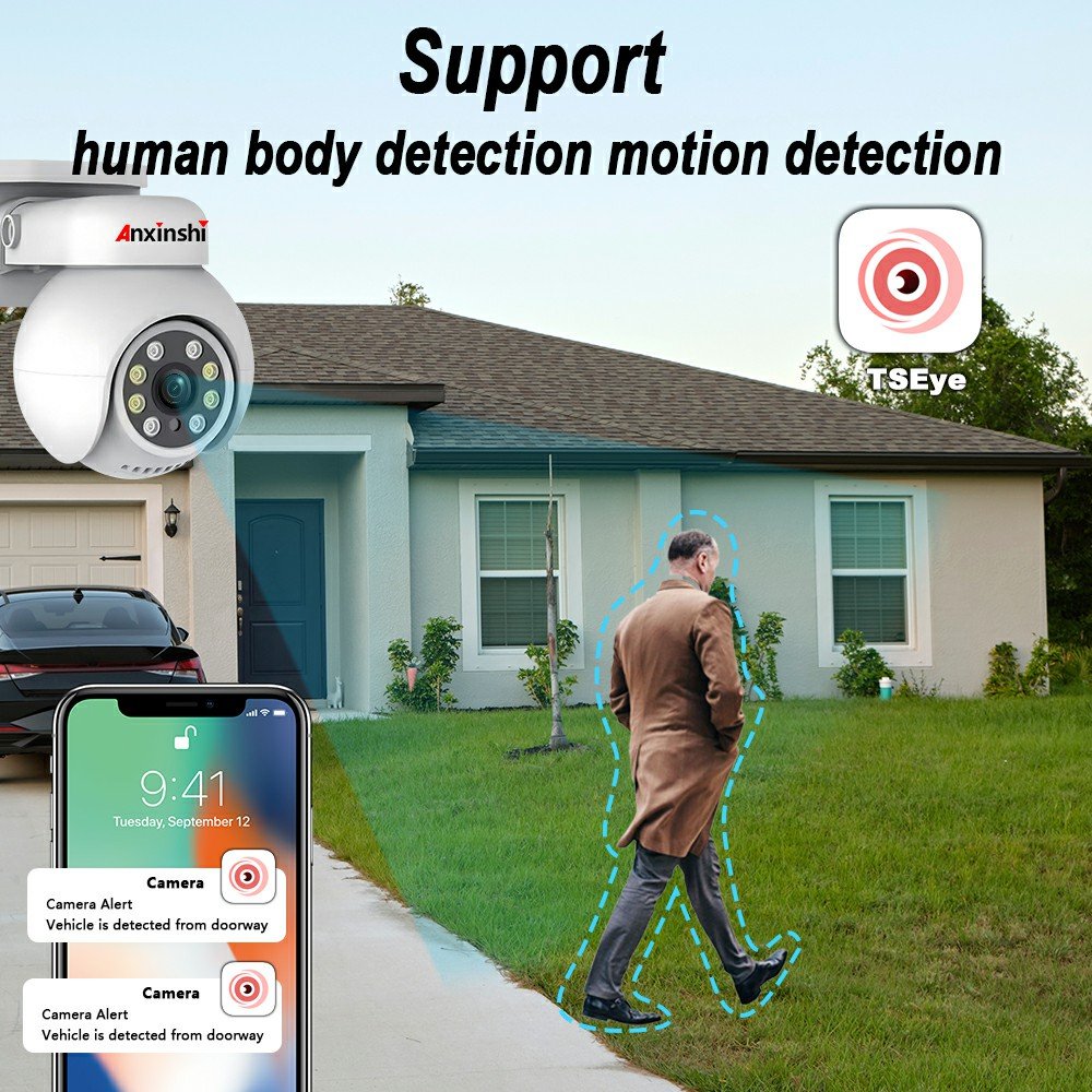 Anxinshi 4MP 5MP 8MP TSEye APP PTZ POE Camera Dome Network Camera Security CCTV camera