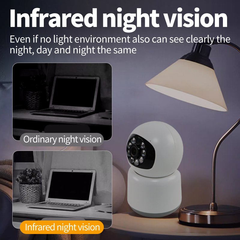 Indoor miniature wireless infrared sensing body tracking smart mini camera