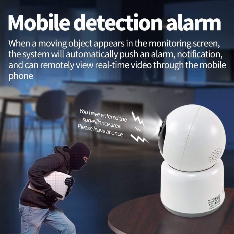 Indoor miniature wireless infrared sensing body tracking smart mini camera