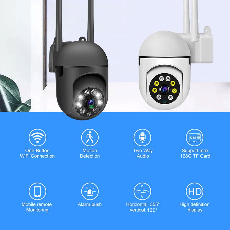Newest Wireless Connection Infrared Night Vision 360 Security WIFI Network Camera