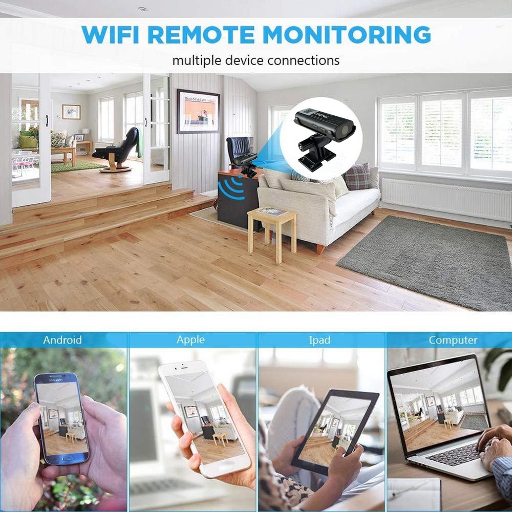 HD 1080P Mini Camera Video Sport Night Vision WiFiSecurity DVR Video Night Vision Camera mini WiFi Camera